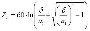 Characteristic Impedance Equation